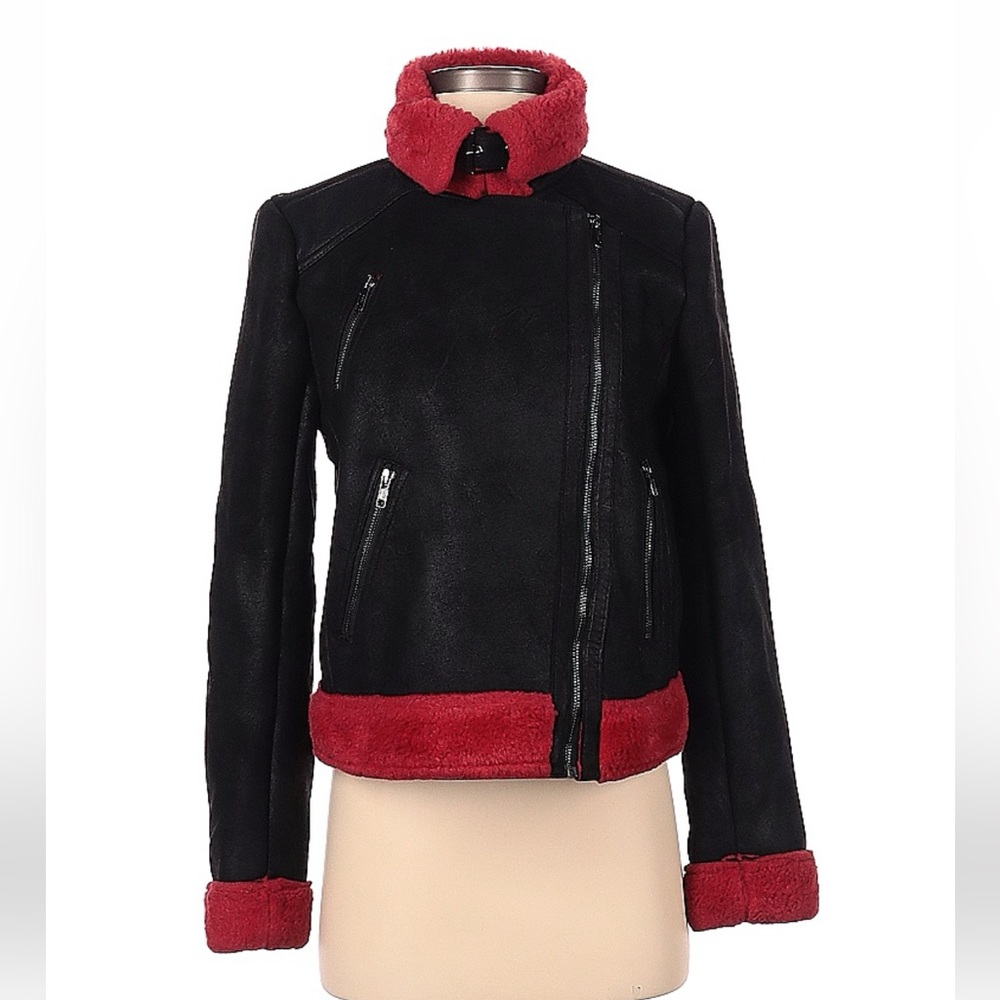 Jacket with shearling